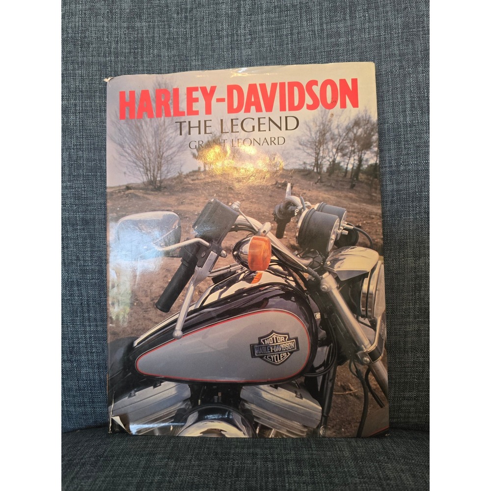 Harley-Davidson The Legend Grant Leonard 1994 Motorcycle History Book Softcover